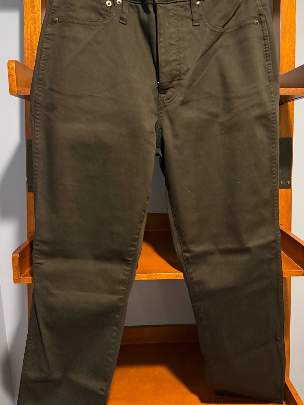 J. Crew Women's Black Straight-Leg Jeans
